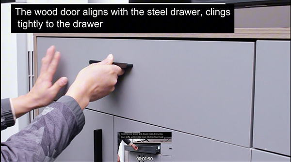 How to install deluxe safe drawer F301 into your drawer