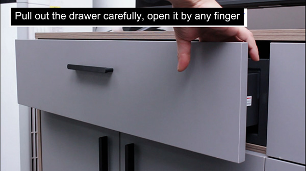 How to install deluxe safe drawer F301 into your drawer