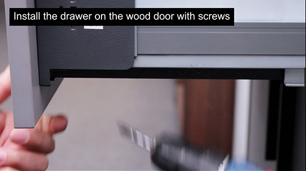 How to install deluxe safe drawer F301 into your drawer