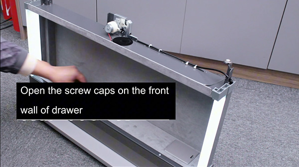 How to install deluxe safe drawer F301 into your drawer