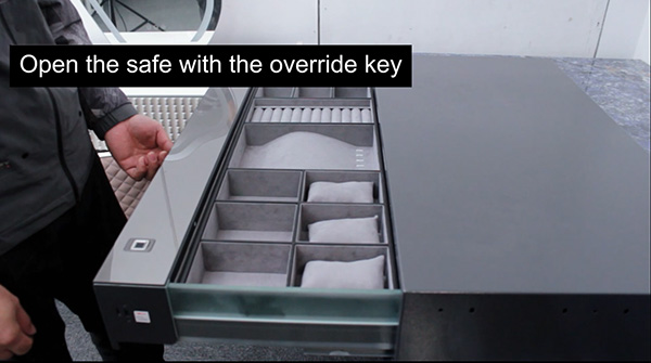 How to install deluxe safe drawer F301 into your drawer