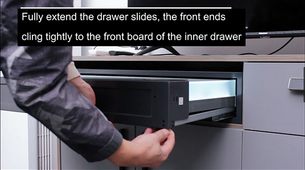 How to install deluxe safe drawer F301 into your drawer