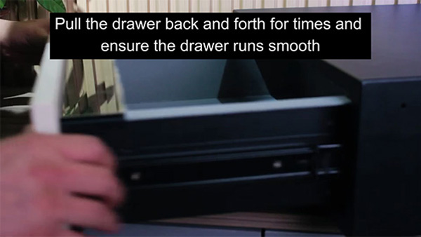 How to install drawer safe