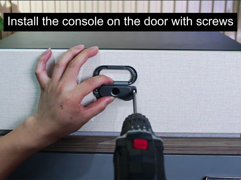 How to install drawer safe