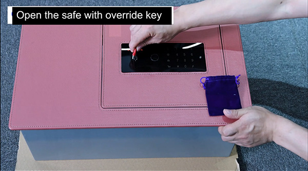 How to install leather wardrobe safe F611