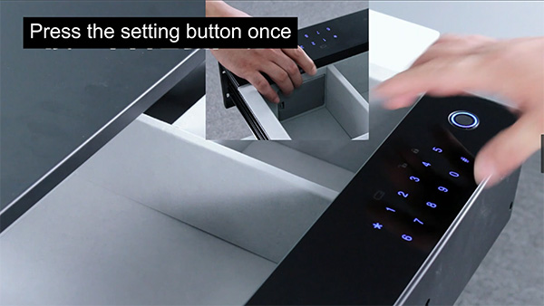 How to Set D5 Series Safe Drawer