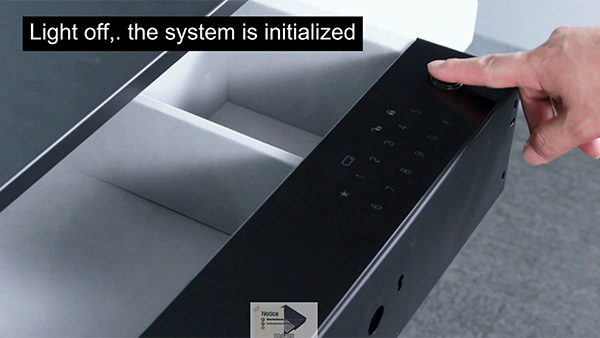 How to Set D5 Series Safe Drawer
