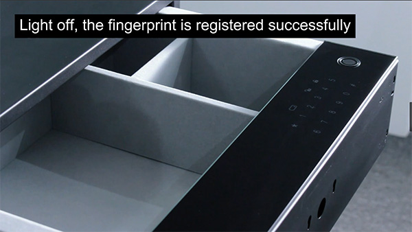 How to Set D5 Series Safe Drawer