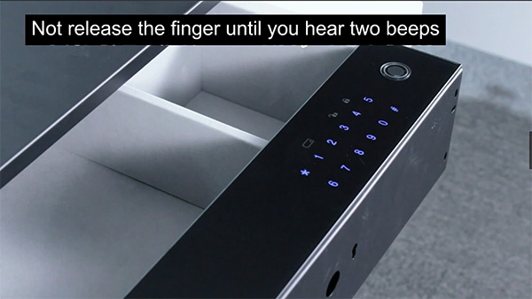 How to Set D5 Series Safe Drawer
